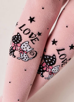 БРЕСТСКИЕ 3280 SCHOOL КОЛГОТКИ ДЕТСКИЕ (рисунок) ПУДРА - Conte elegant фото 5