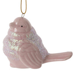 Украшение новогоднее "Птичка", L8 W4,5 H6 см, 4в.