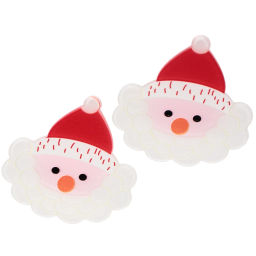 Цена за 4 шт. Аксессуары для волос детские 6шт "БИСКВИТ", Дед Мороз,14*6см