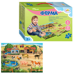 Напольный пазл "Ферма" (большой)