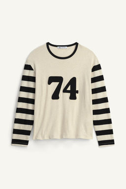 LIMITED EDITION NUMBER PANEL T-SHIRT - Zara фото 3