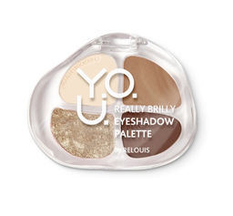 RELOUIS Y.O.U. Палетка теней для век Really Brilly тон:02 Platinum