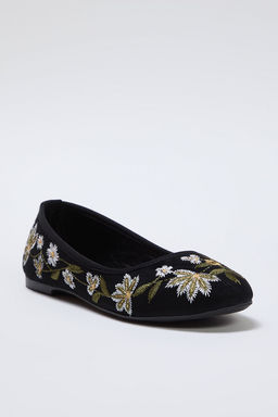 Trendyolmilla Shoes Siyah Nak?sl? Badem Burun Kad?n Babet TAKSS25BE00012  фото 6