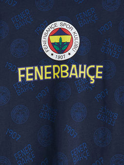 Bisiklet Yaka Fenerbah?e Bask?l? Erkek ?ocuk Pijama Tak?m?