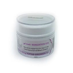 Гель-маска-корректор для лица V-типа MANGOSTEEN-GOA express-lifting NATIVE COLLAGEN 3D 1702 - вес 50 г Shokonat