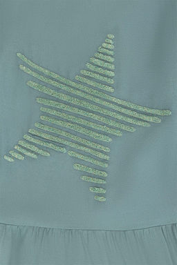 U. S. Polo Assn Мятное тканое платье с длинными рукавами для девочки - U.s. polo assn фото 6