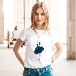 Эксклюзивная футболка Yana Pletneva упаковка плотный Zip пакет!