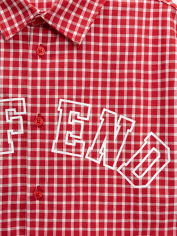 ACOOLA / Сорочка верхняя детская для мальчиков Rasselo красная клетка фото 4