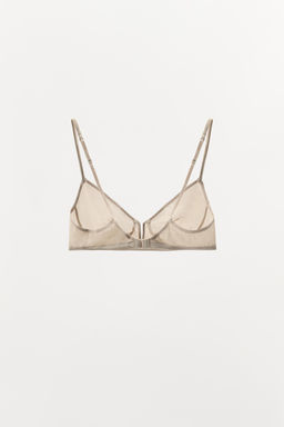 SILK BRALETTE WITH METAL DETAIL - Zara фото 2