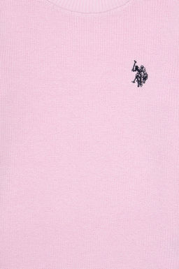 Розовый базовый свитер для девочки Неожиданная скидка в корзине - U.s. polo assn фото 4