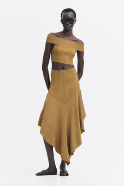 Crop top off-the-shoulder - H&m фото 6