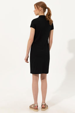 Женское черное вязаное платье - U.s. polo assn фото 10