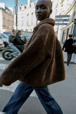 REVERSIBLE DOUBLE-FACED COAT - Zara фото 3