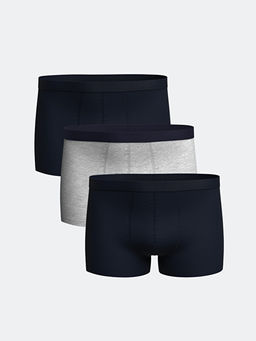 Standart Kal?p Pamuklu Esnek Erkek Boxer 3l?