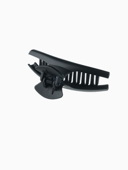 Цена за 12 шт. Крабик для волос «Матовый», классика дуга, 9.5 см, чёрный