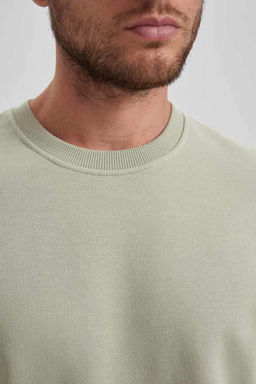 Базовая толстовка стандартного кроя - Defacto фото 5