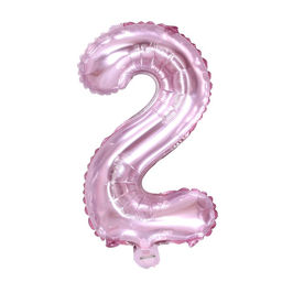 Воздушные шары фольгированные 16" «Набор цифры 0-9», для палочки, МИКС