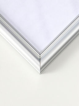 Фоторамка пластик "Пиксель" 40х60 см, серебро(пластиковый экран)