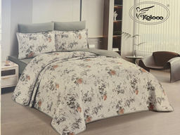 Одеяло стеганное с простыней на резинке и наволочками 4шт Koloco 192-2 192-2/07