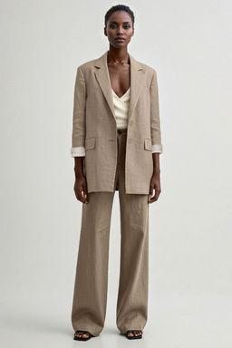 TRENDYOLMILLA Vizon Astar Detayl? Regular Blazer Ceket TWOSS25BC00029 фото 10