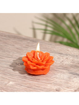 Цена за 2шт. Свеча Цветок, 5?5?2 см, соевый воск, МИКС