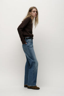 JEANS Z1975 STRAIGHT HIGH WAIST LONG LENGTH - Zara фото 9