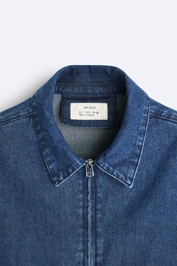 DENIM JACKET WITH ZIP - Zara фото 8