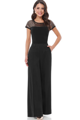 Блузка черная с кокеткой - Dstrend фото 5