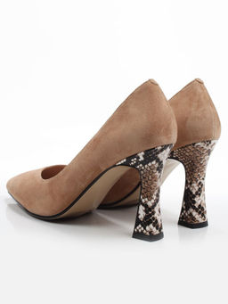 06-HJ-P340 LT.BROWN Туфли женские (натуральная замша)