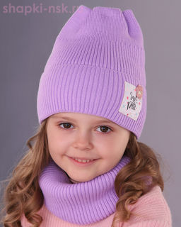 03-48-E Комплект флис (колпак+снуд) (46-50)