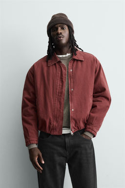 QUILTED DENIM JACKET - Zara фото 2