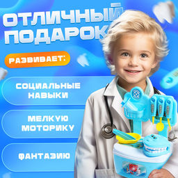 Игровой набор доктора Лучший доктор. Стоматолог - Happy valley фото 5