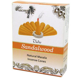 Vedic конусные благовония Sandalwood Сандаловое Дерево масала