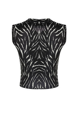 Trendyolmilla Siyah Fitted/Vucuda Oturan Polo Yaka Crop Esnek Orme Bluz TWOSS22BZ0335 фото 55