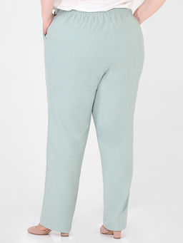 Брюки собственного производства летние зауженные женские большие - Almond фото 9