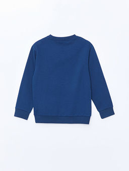 Bisiklet Yaka Batman Bask?l? Erkek ?ocuk Sweatshirt - Waikiki фото 3