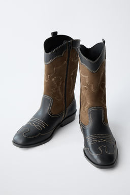 BOTA COW BOY / Negro - Zara фото 5