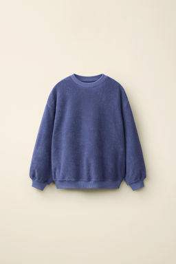 SUDADERA TOALLA CREATED BY CARAMEL LONDON X ZARA / Azul