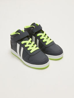 Ba?c?k ve C?rt C?rtl? Bilek Boy Erkek ?ocuk Spor Ayakkab?