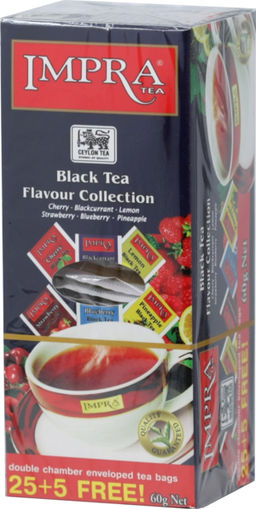 IMPRA. Ассорти черного чая 60 гр. карт.пачка, 30 пак.