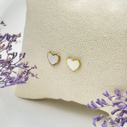 Серьги-пусеты из Перламутра