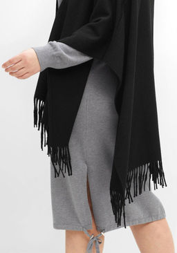 Накидка, черная - Sheego фото 6