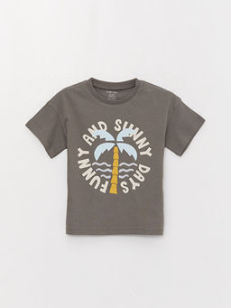 Bask?l? Erkek Bebek Atlet ve Ti??rt 2li - Waikiki фото 2