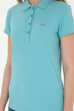 Женская мятная базовая футболка - U.s. polo assn фото 6