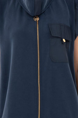 Женский темно-синий вязаный жилет - U.s. polo assn фото 6