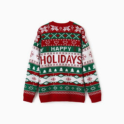 Свитер вязаный новогодний KAFTAN Holidays, размер 50