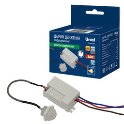 USN-R71 800W/360R WHITE Датчик движения ИК. 8м, 10сек. - 7мин., IP20. Белый. TM Uniel