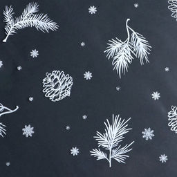 Плёнка глянцевая Шишки, белая, 1 5.2 м - Дарите счастье фото 5