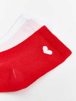 Bask?l? K?z Bebek Soket ?orap 3l? - Waikiki фото 3