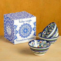 Набор пиал Риштанская Керамика, d=9.5 см, 3 шт.